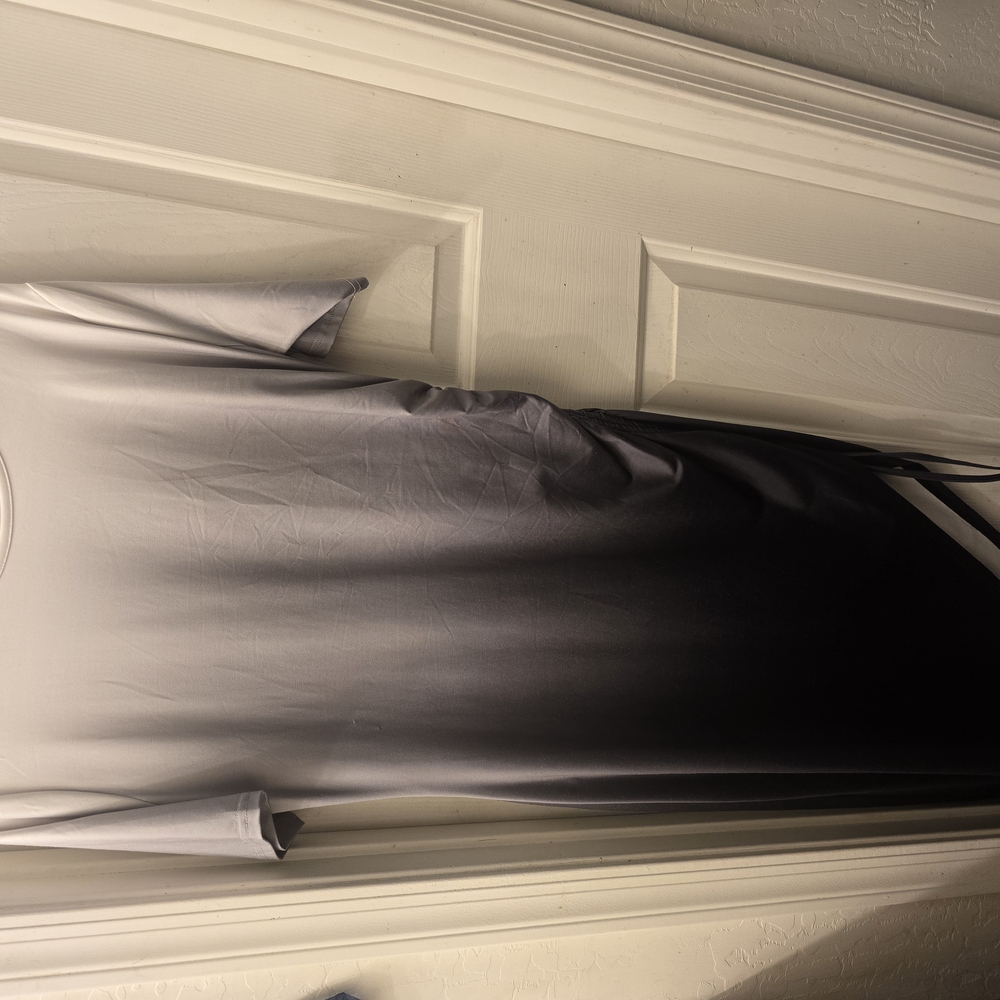 Gradient Gray Maxi Dress